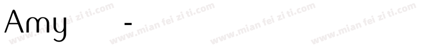 Amy 的假期字体转换
